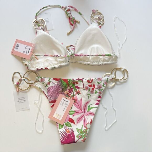 CULT GAIA Set Zoey Top & Bottom Bikini in Size XL - Picture 8 of 9